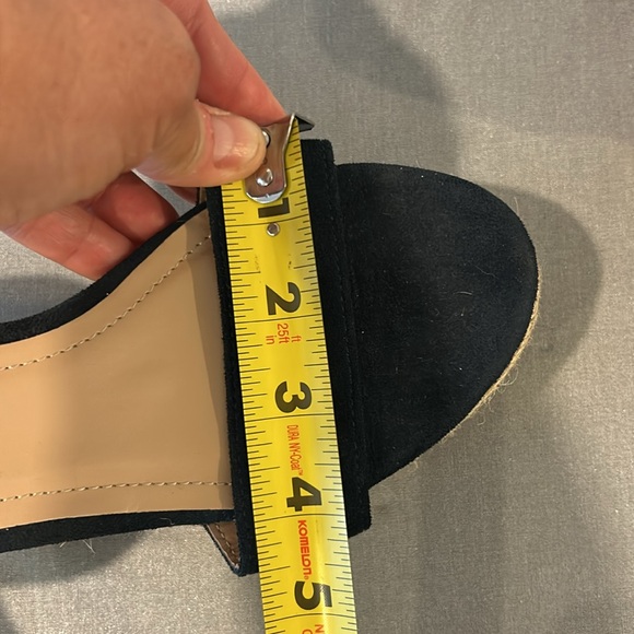 ⚓️”Nautica” Navy Blue Suede Espadrille Wedge Sandals Size 7⚓️ - Picture 15 of 15